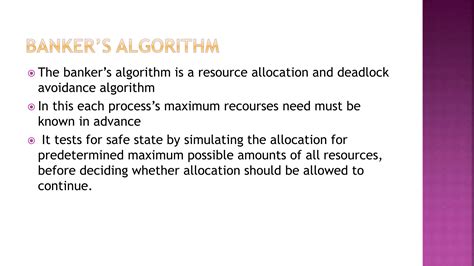 Banker's Algorithm in Operating System (OS) .